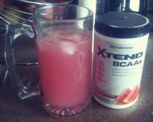 Xtend Bcaa's, muscle recovery, Watermelon Lemonade