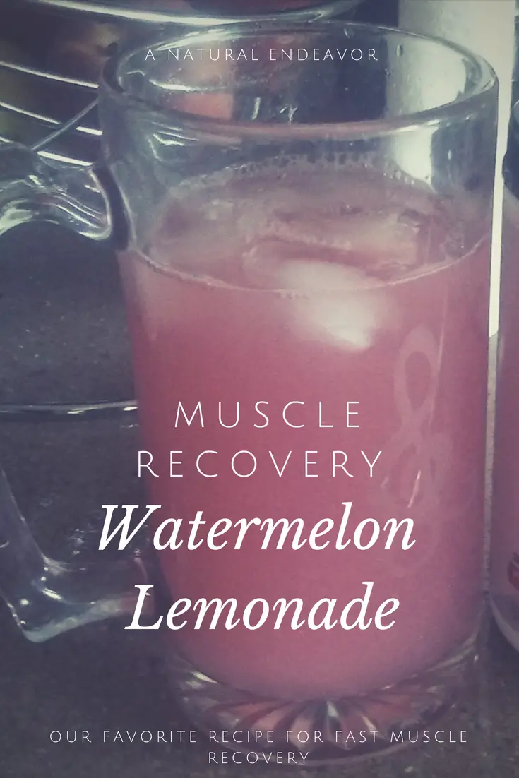 Watermelon Lemonade: Muscle Recovery formula