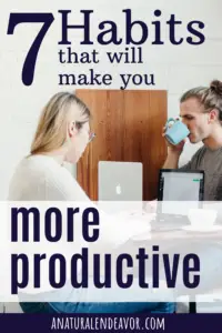 7 Daily Habits That Make You More Productive - A Natural Endeavor