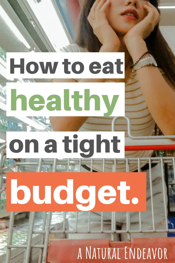 How to eat healthy on a budget, tight on money