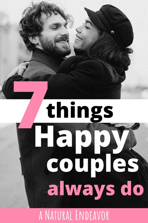 Things happy couples do