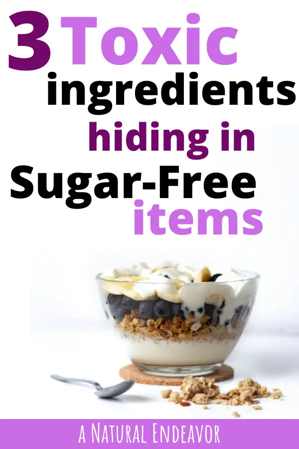 Toxins that hide in sugar-free products