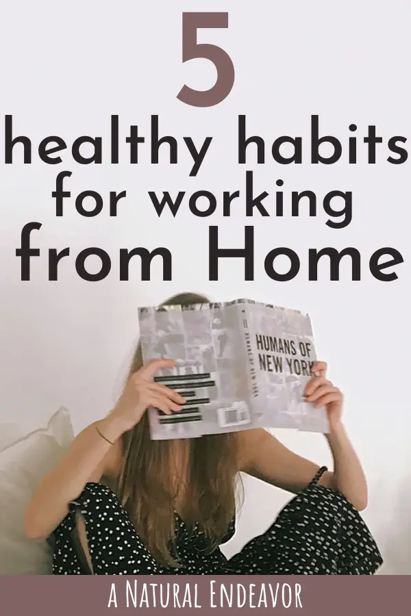 how to stay healthy working from home