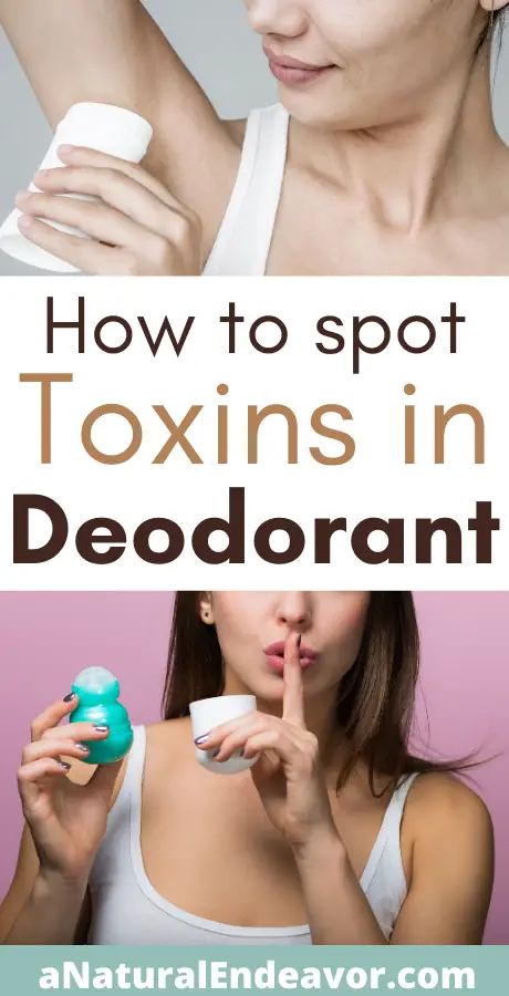 How to know if your deodorant is toxic, toxic deodorant ingredients