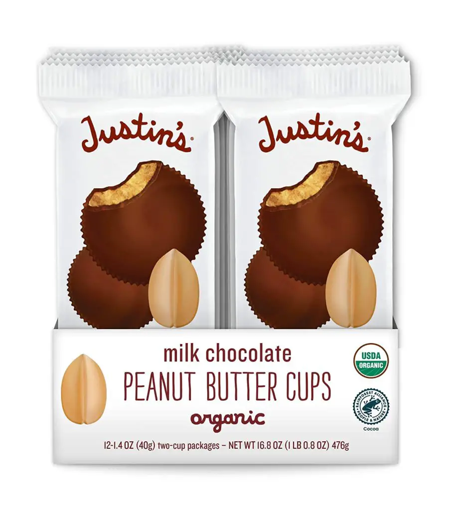 Justin's Peanut Butter Cups, Healthy Halloween Candy Alternatives